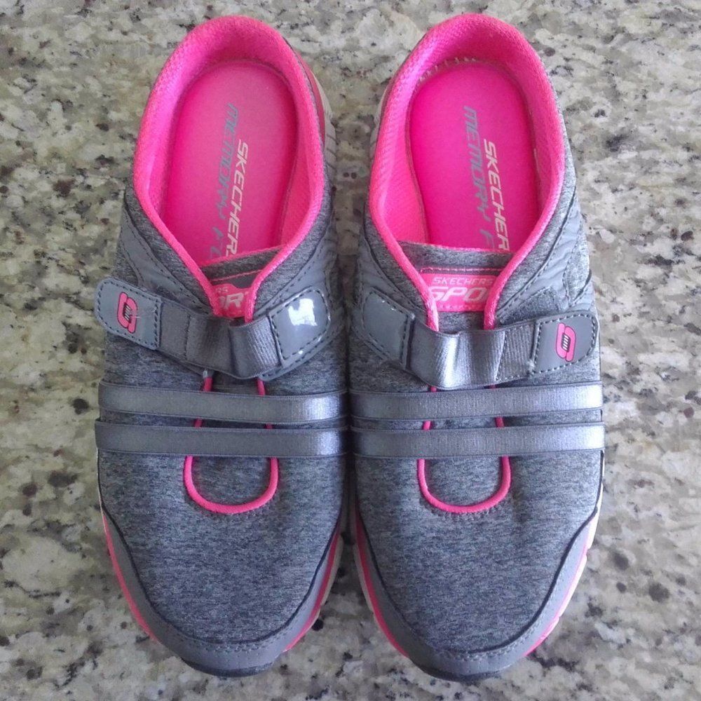 Womens Skechers Sport Memory Foam Clog Sneaker Size 6